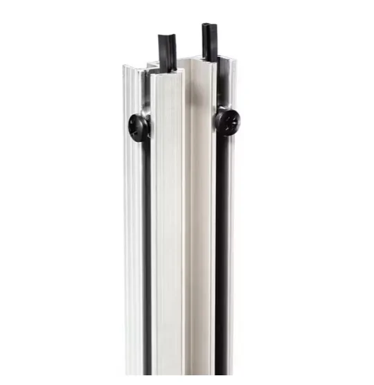 Для рэковых кейсов Adam Hall 6168 Двойная направляющая для рэковой стойки 19" с резиновой вставкой