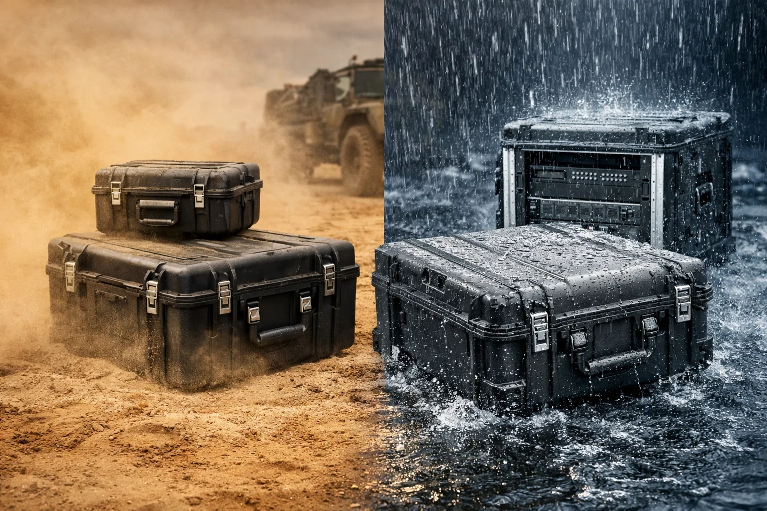 Стандарты пылевлагозащиты (IP54, IP67) для транспортировочных кофров