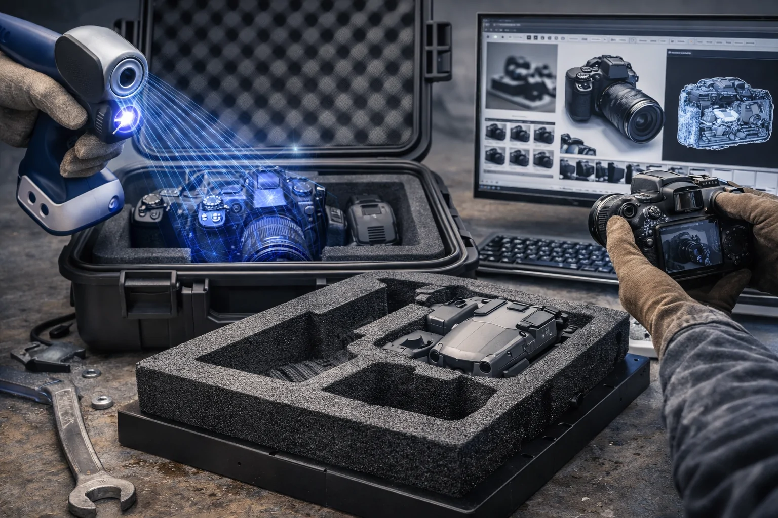 Проектирование ложемента по фото: современные методы бесконтактного замера оборудования