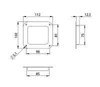 Площадка для штабелирования AH38080 квадратная