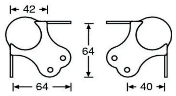 Adam Hall 4101 уголок шарообразный трехсторонний