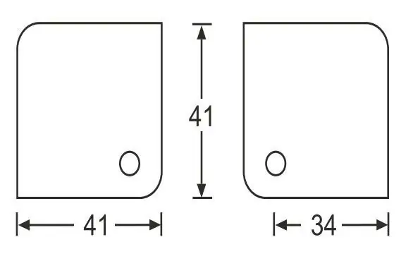 Adam Hall 4001 уголок квадратный