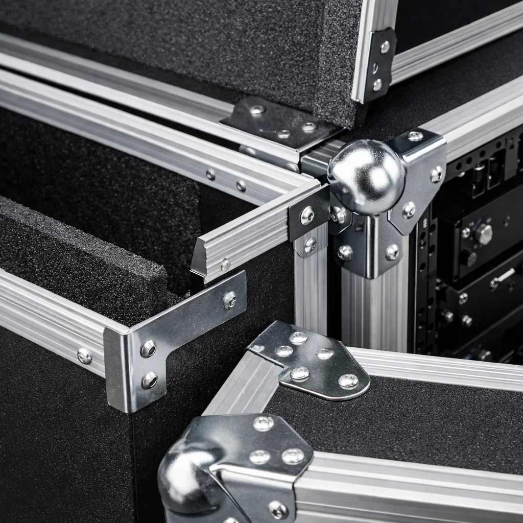 Алюминиевые профили и угловые скобы: каркас жесткости кофра