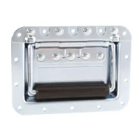 Adam Hall 34085 ручка откидная обрезиненная на плате глубиной 14 мм