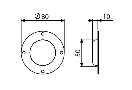 Чашка AH4905 для штабелирования круглая