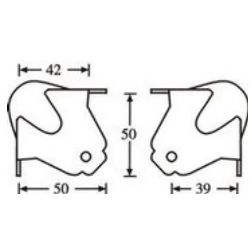 Adam Hall 4117 уголок шарообразный