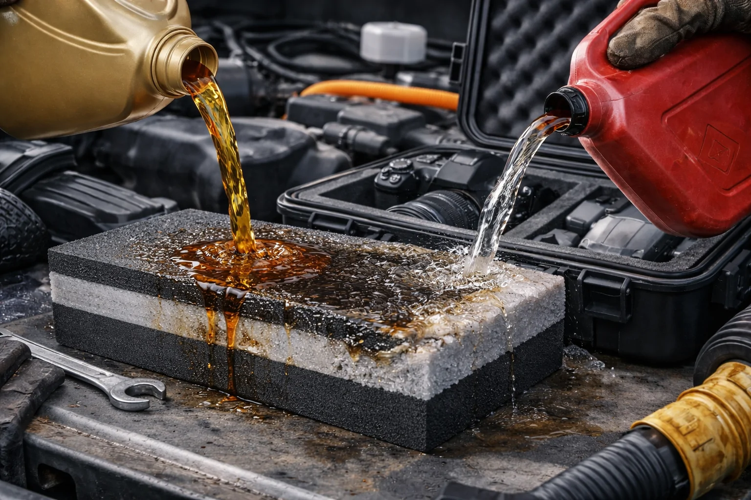 Устойчивость ложементов к агрессивным средам: воздействие масел, бензина и растворителей на EVA