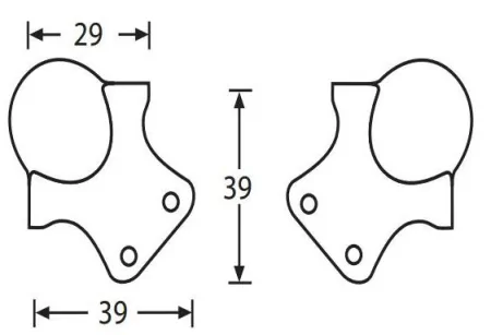 Adam Hall 4112 уголок шарообразный малый трехсторонний