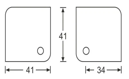 Adam Hall 4001 уголок квадратный