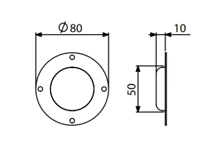 Чашка AH4905 для штабелирования круглая