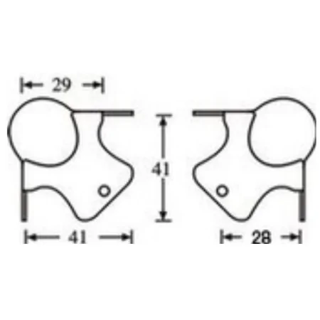 Adam Hall 4111 уголок шарообразный малый