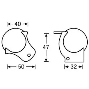 Adam Hall 4127 уголок шарообразный средний