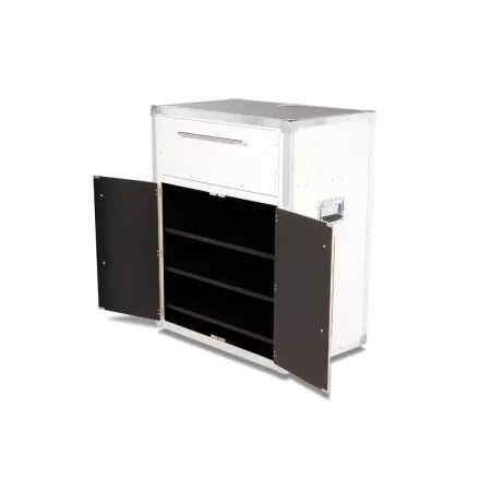 Кейс для мобильной мебели мобильный комод с ящиком и дверями