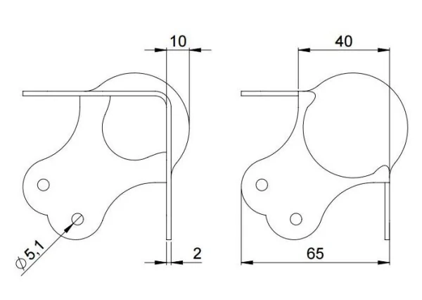 Adam Hall 41012-05 уголок шарообразный трехсторонний