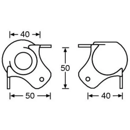 Adam Hall 4122 уголок шарообразный средний