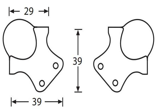 Adam Hall 4112 уголок шарообразный малый трехсторонний