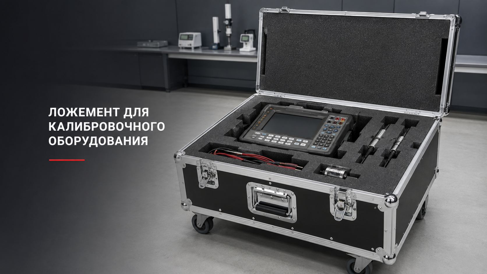 Ложемент для калибровочного оборудования с идеальной посадкой Ложемент для калибровочного оборудования с идеальной посадкой
