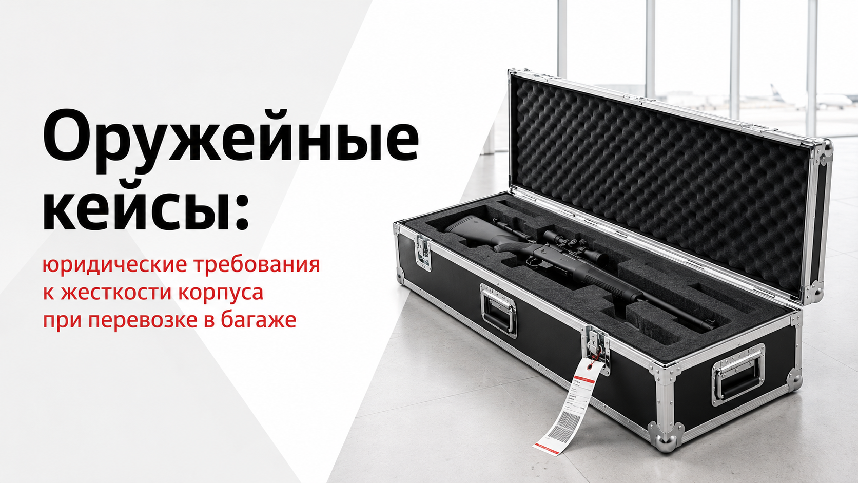 Оружейные кейсы: юридические требования к жесткости корпуса при перевозке в багаже Оружейные кейсы: юридические требования к жесткости корпуса при перевозке в багаже