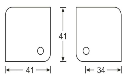 Adam Hall 4001 уголок квадратный