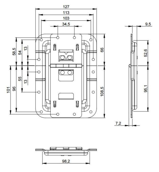 Adam Hall 270836 петля с ограничителем