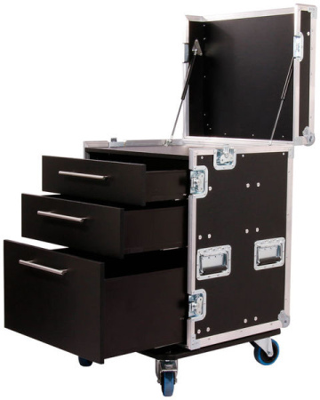 Кейс (кофр) рабочее место с выдвижными ящиками MEB03