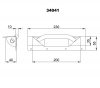 Adam Hall 34041 ручка накладная