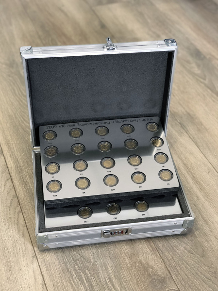 Кейс (кофр) для коллекции монет Solter