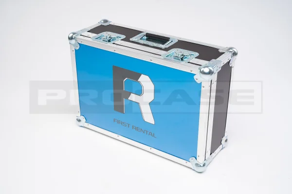 Кейс брендированный с синей крышкой