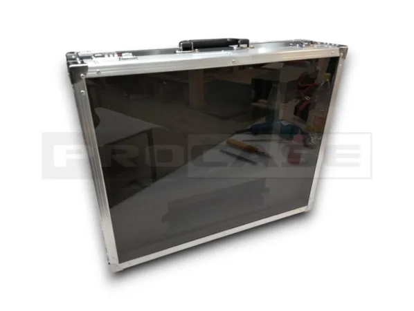 Кейс кофр с прозрачной крышкой с кодовым замком