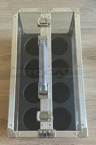 Кейс прозрачный с откидными крышками