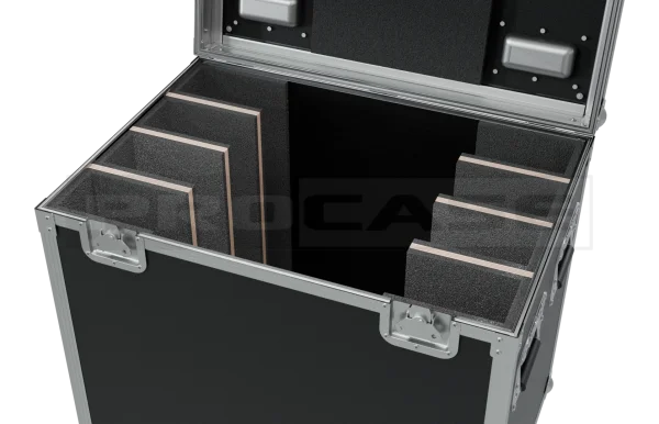 Кофр для 4 светодиодных LED кабинетов 640x640мм