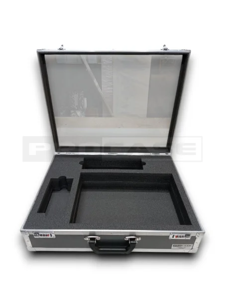 Кейс кофр с прозрачной крышкой с кодовым замком