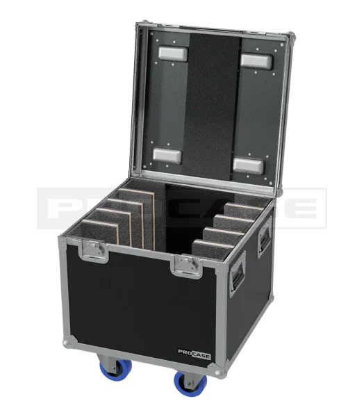 Кофр для 5 светодиодных LED кабинетов 640x640мм