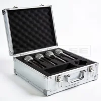 Алюминиевый кейс для 4 микрофонов