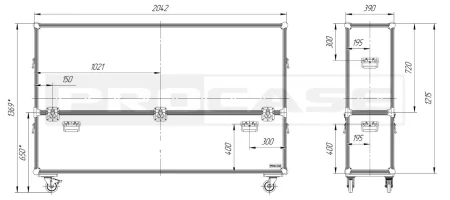 Кофр для экрана