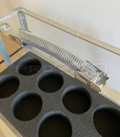 Кейс прозрачный с откидными крышками