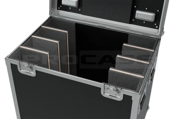 Кофр для 4 светодиодных LED кабинетов 576х576мм