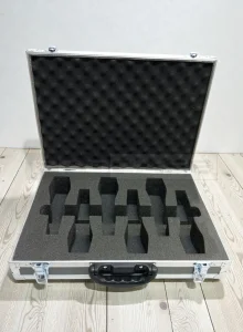Алюминиевый кейс для 6 микрофонов