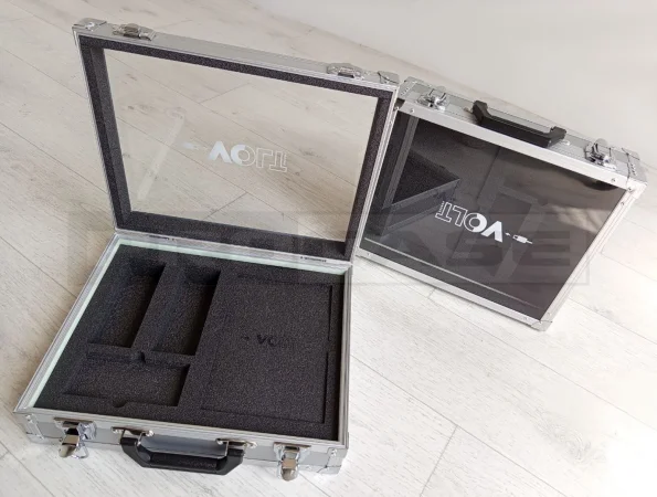 Кейс кофр с прозрачной крышкой Вольт