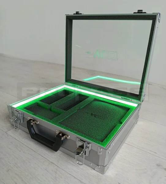 Кейс кофр с прозрачной крышкой Вольт