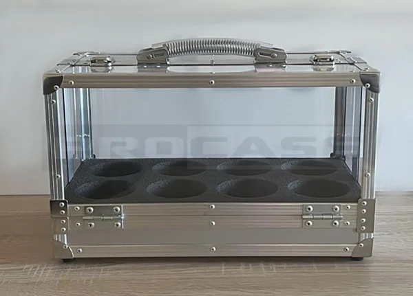 Кейс прозрачный с откидными крышками