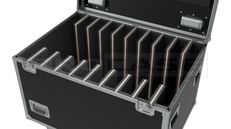 Кейс для 10 светодиодных LED кабинетов 640x640мм