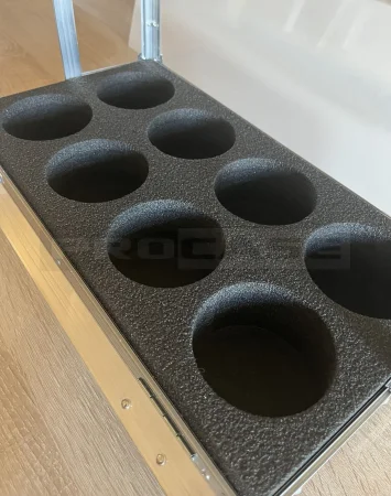 Кейс прозрачный с откидными крышками